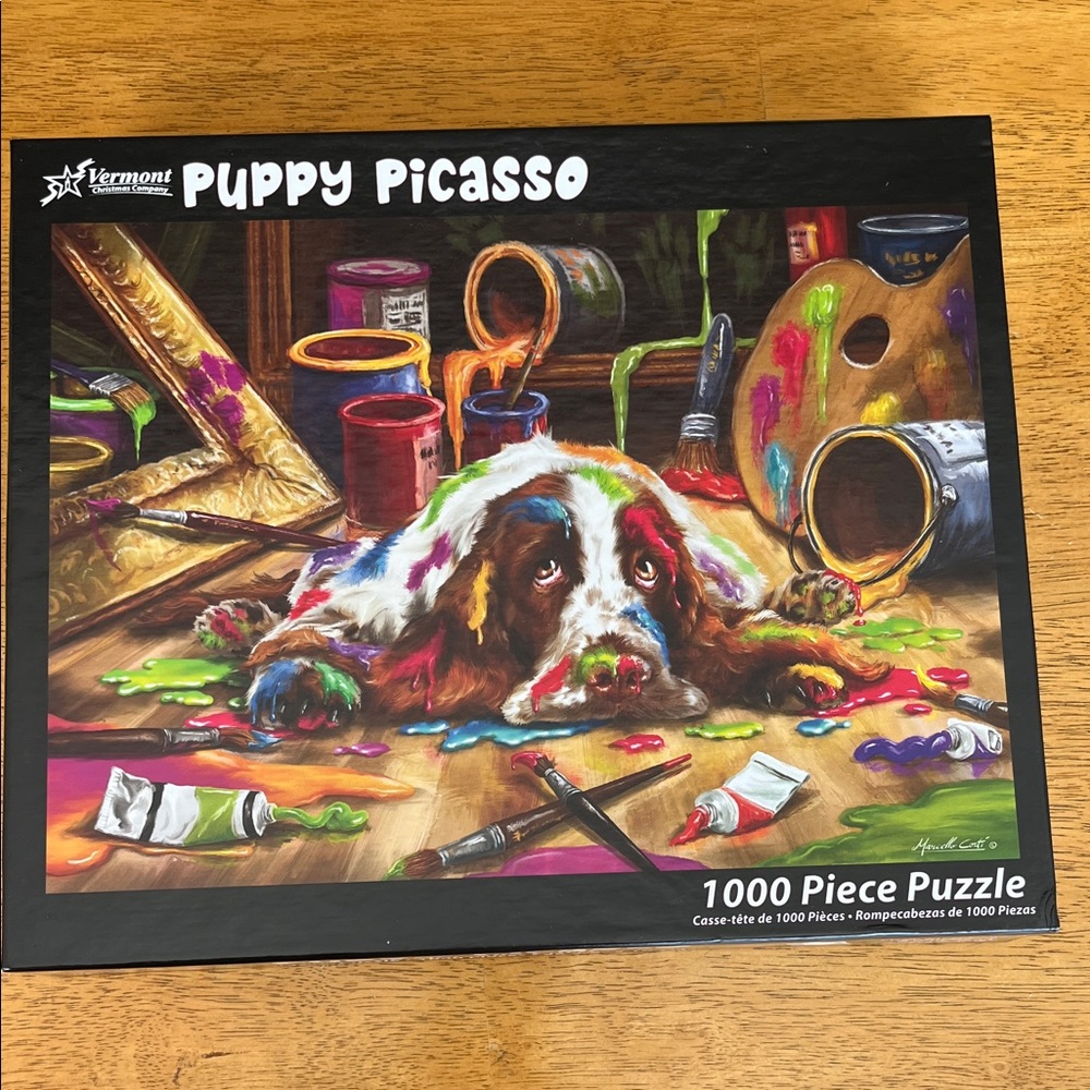 Vermont Christmas Company | Pupoy Picasso 1000-Piece Jigsaw Puzzle